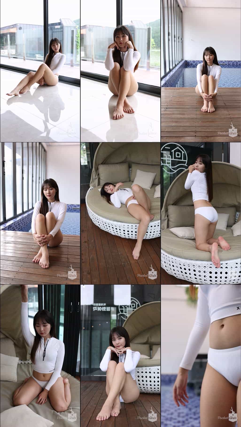 Lookbook, Rash Guard, Again & Again, Jieun, Pocket Girls, 지은, 포켓걸스, 박지은 @ 정화여각, 가평 – #000081