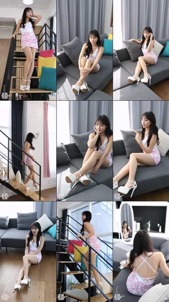 Lookbook, Flower Patterned Mini Skirt, Rolled the Die, Jieun, Pocket Girls, 지은, 포켓걸스 – #000651