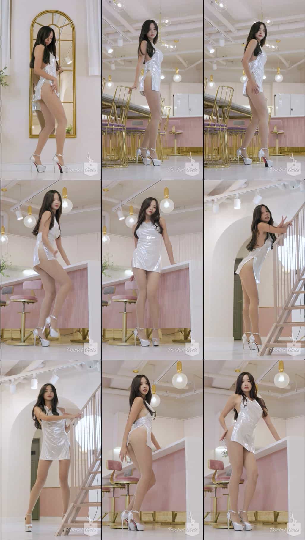 Silver Dress Dance Compilation, Habin, Pocket Girls, 하빈, 포켓걸스 – #002391