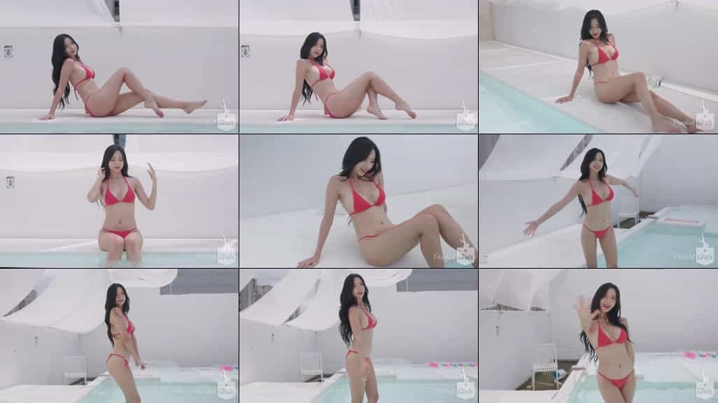 Coral Pink Bikini Dance, Habin, Pocket Girls, 하빈, 포켓걸스 – #003161 Coral Pink Bikini Dance, Habin, Pocket Girls, 하빈, 포켓걸스 – #003161