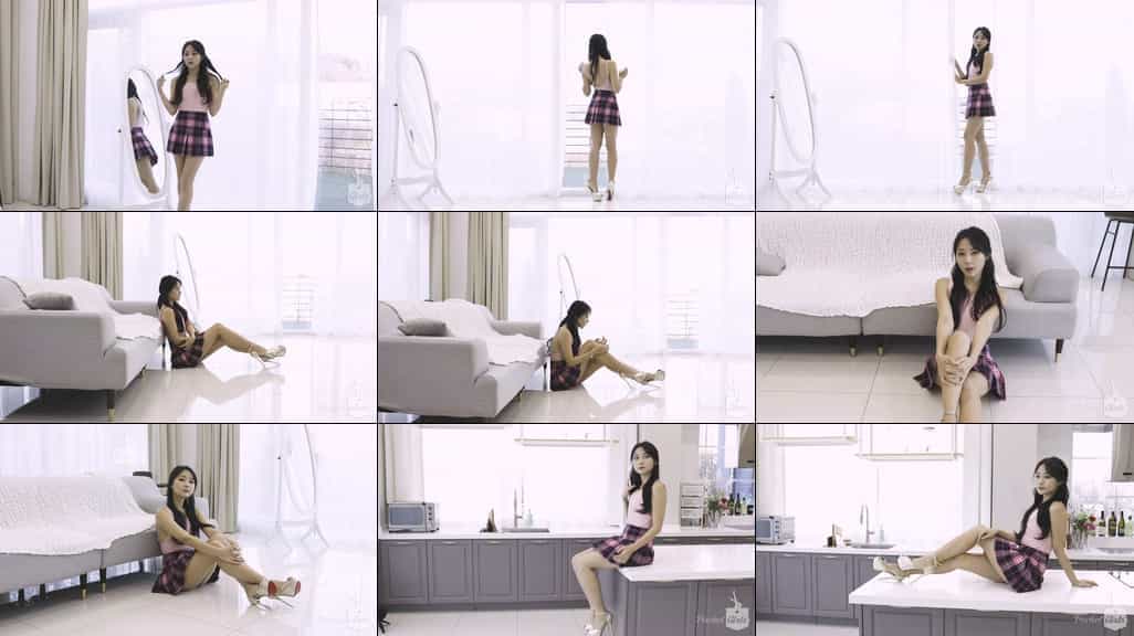 Lookbook, Checkered Mini Skirt, Toxic Love, Jieun, Pocket Girls, 지은, 포켓걸스 – #000501