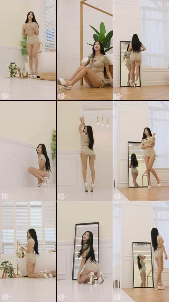 Yoga Shorts Try-On, Liability, Yeonji, Pocket Girls, 연지, 포켓걸스 – #001191