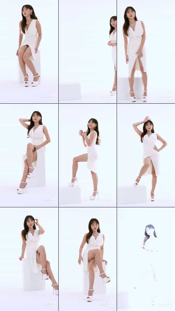 Lookbook, Side-Slit Long Dress, Look into My Eyes, Jieun, Pocket Girls, 지은, 포켓걸스 – #000171