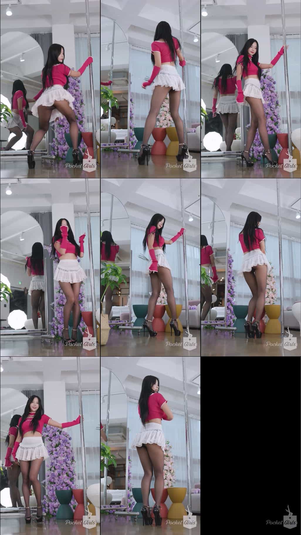 Dance in a Barbie Crop Top, Habin, Pocket Girls, 하빈, 포켓걸스 – #003061