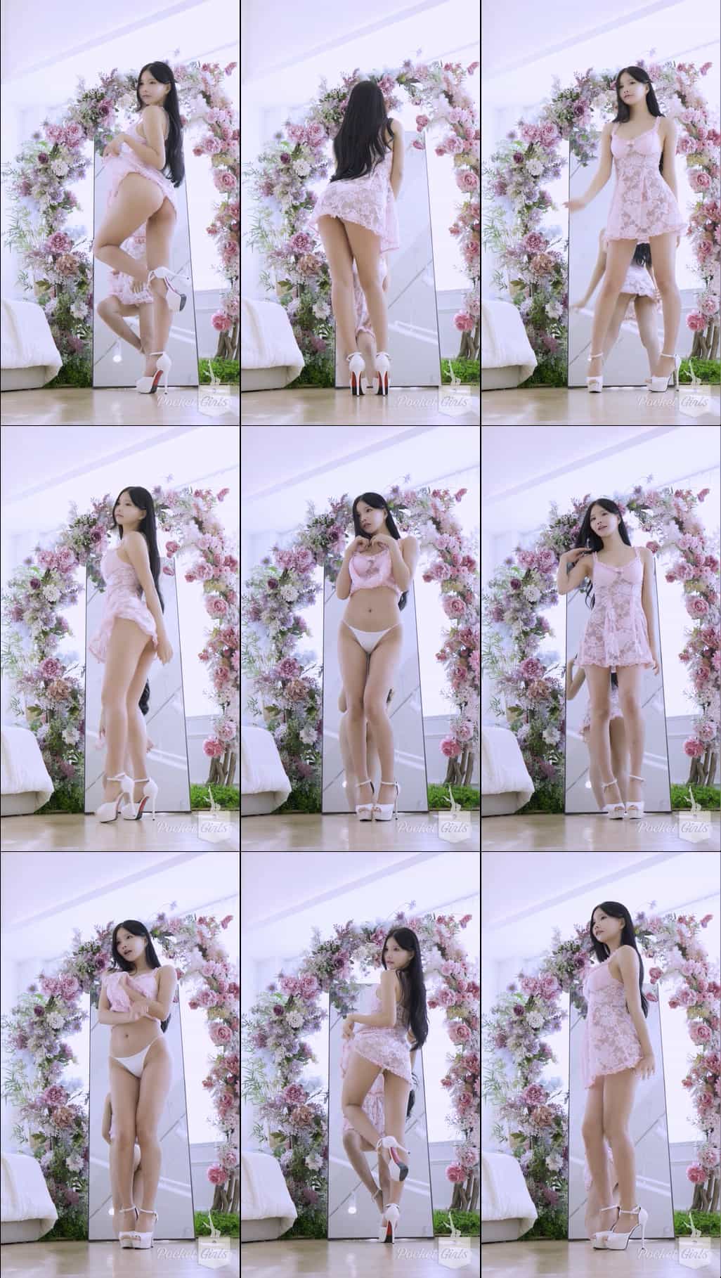 Pink See-Through Dress, Yeonji, Part.1c – #06811 Pink See-Through Dress, Yeonji, Part.1c – #06811