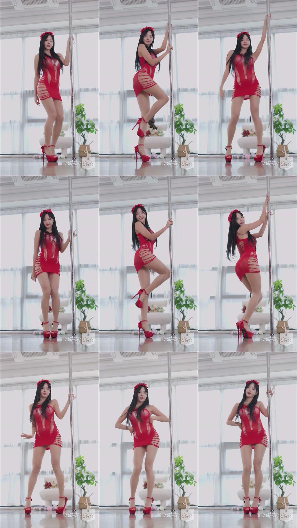 Red Body Hugging Dance, Habin, Part.3d – #11651