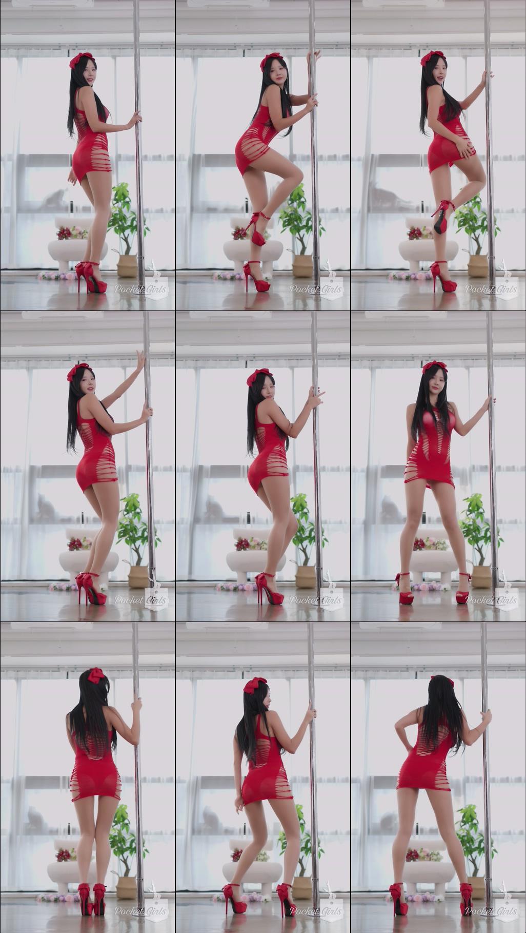 Red Body Hugging Dance, Habin, Part.3a – #11621