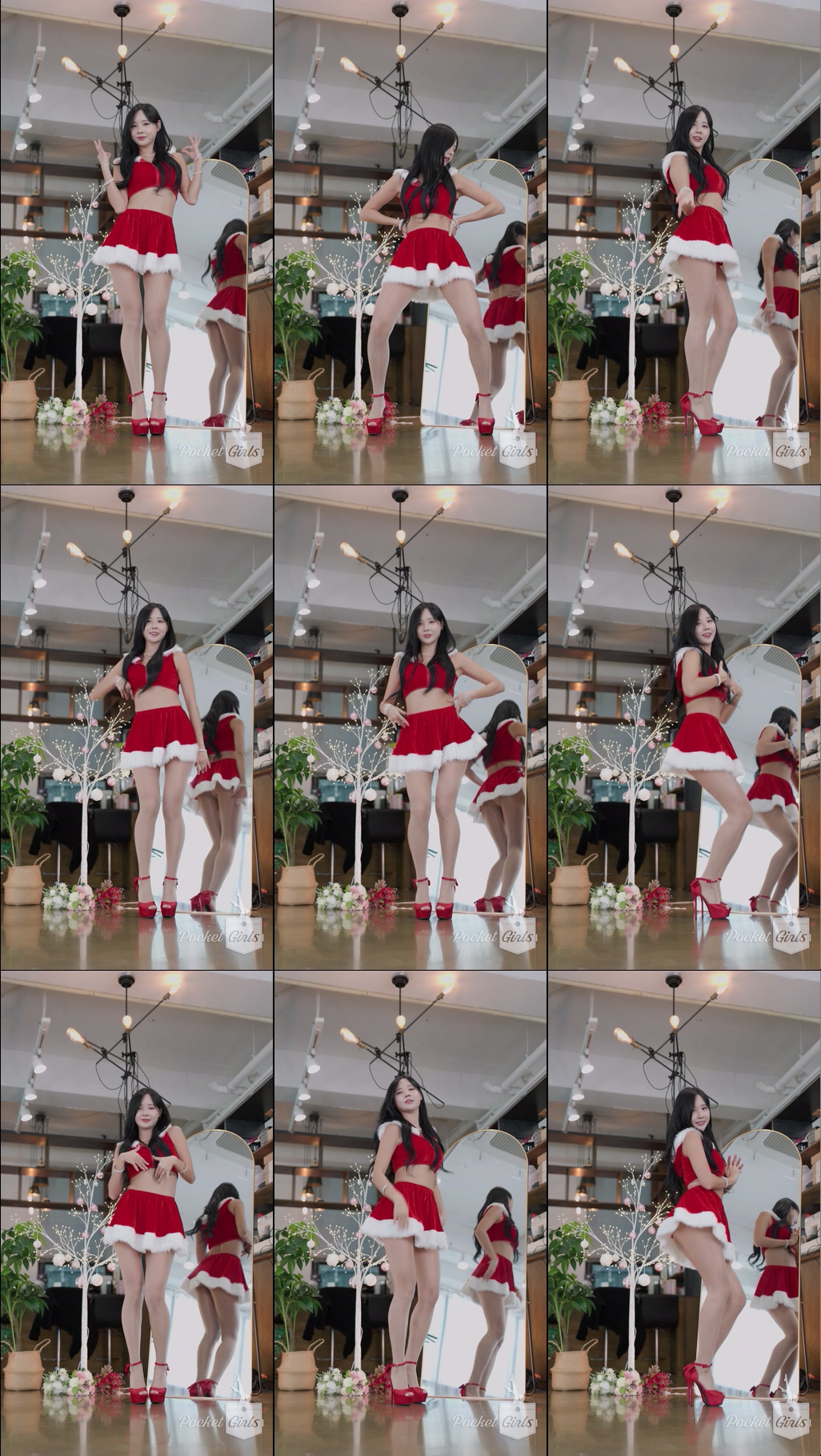 Enchanting Santa Girl Dance, Habin, Part.3a – #10831