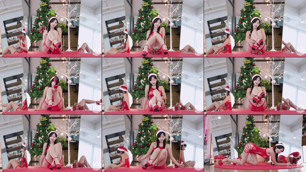 Red Santa Girl Dance, Habin, Part.3 – #10961