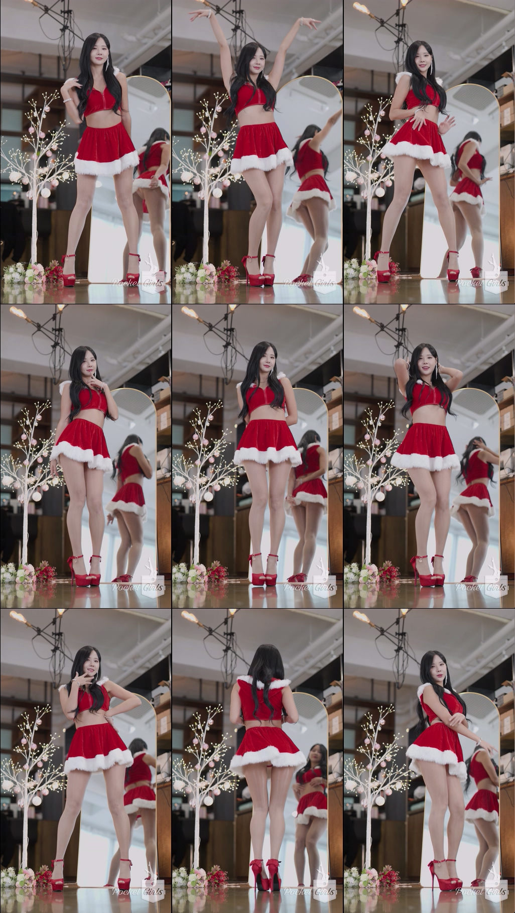 Enchanting Santa Girl Dance, Habin, Part.1b – #10791