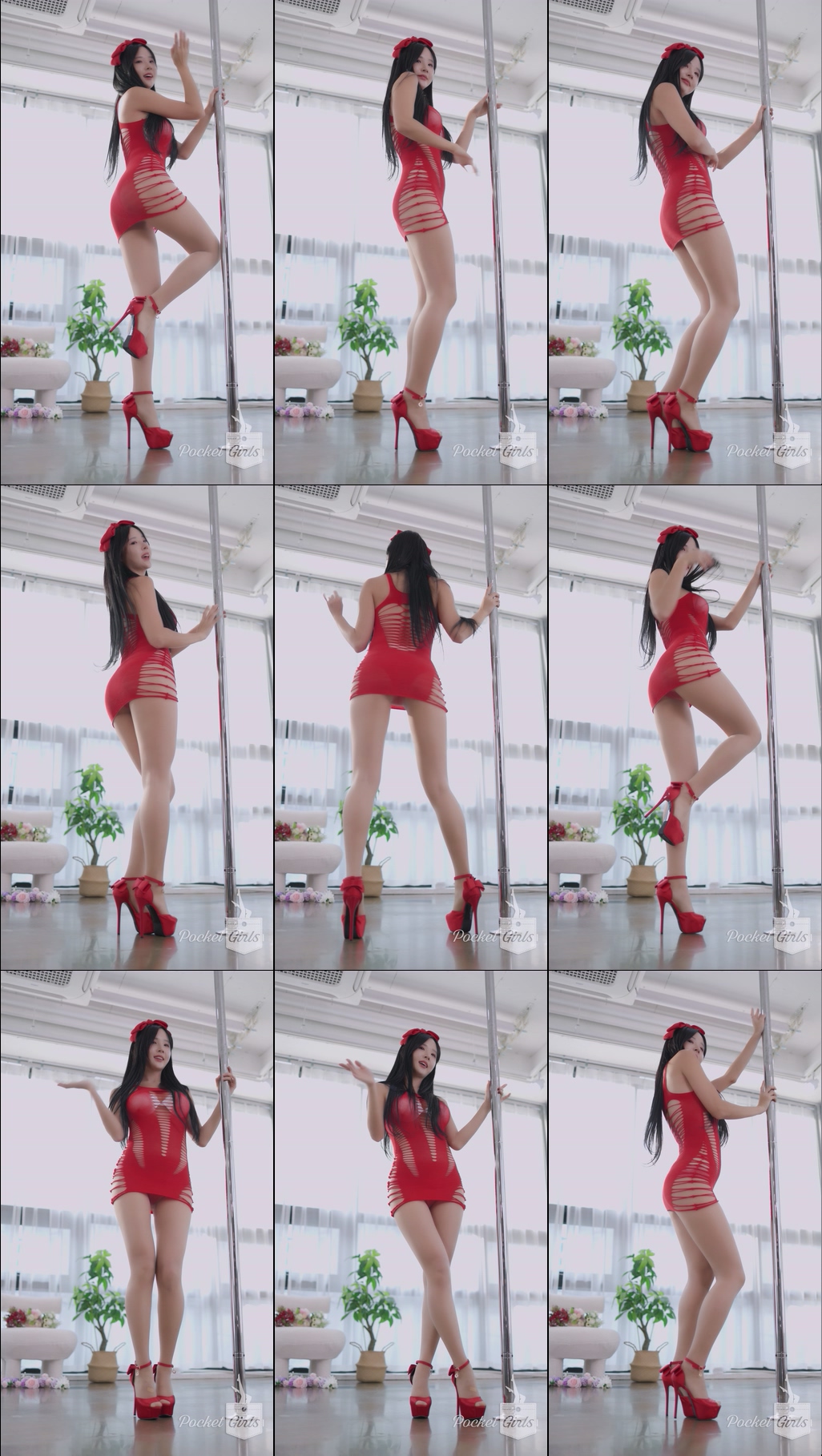 Red Body Hugging Dance, Habin, Part.1c – #11551