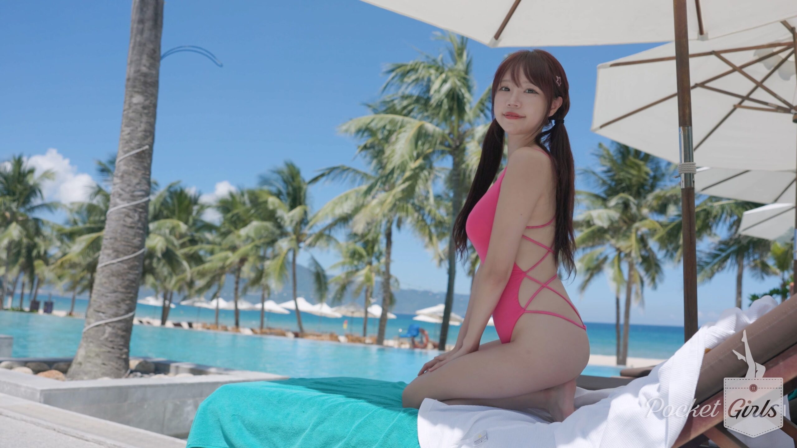 Hot Pink Monokini Dance, Minchae, Part.4 – #1012