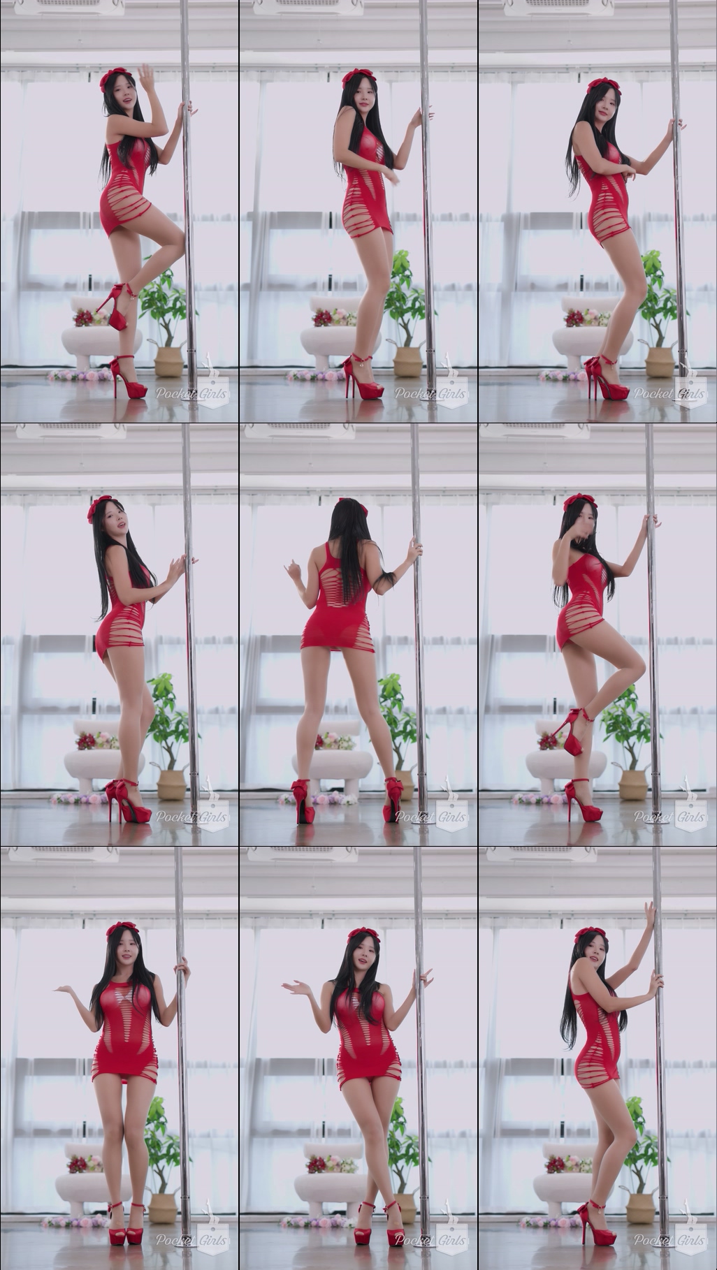 Red Body Hugging Dance, Habin, Part.1a – #11531