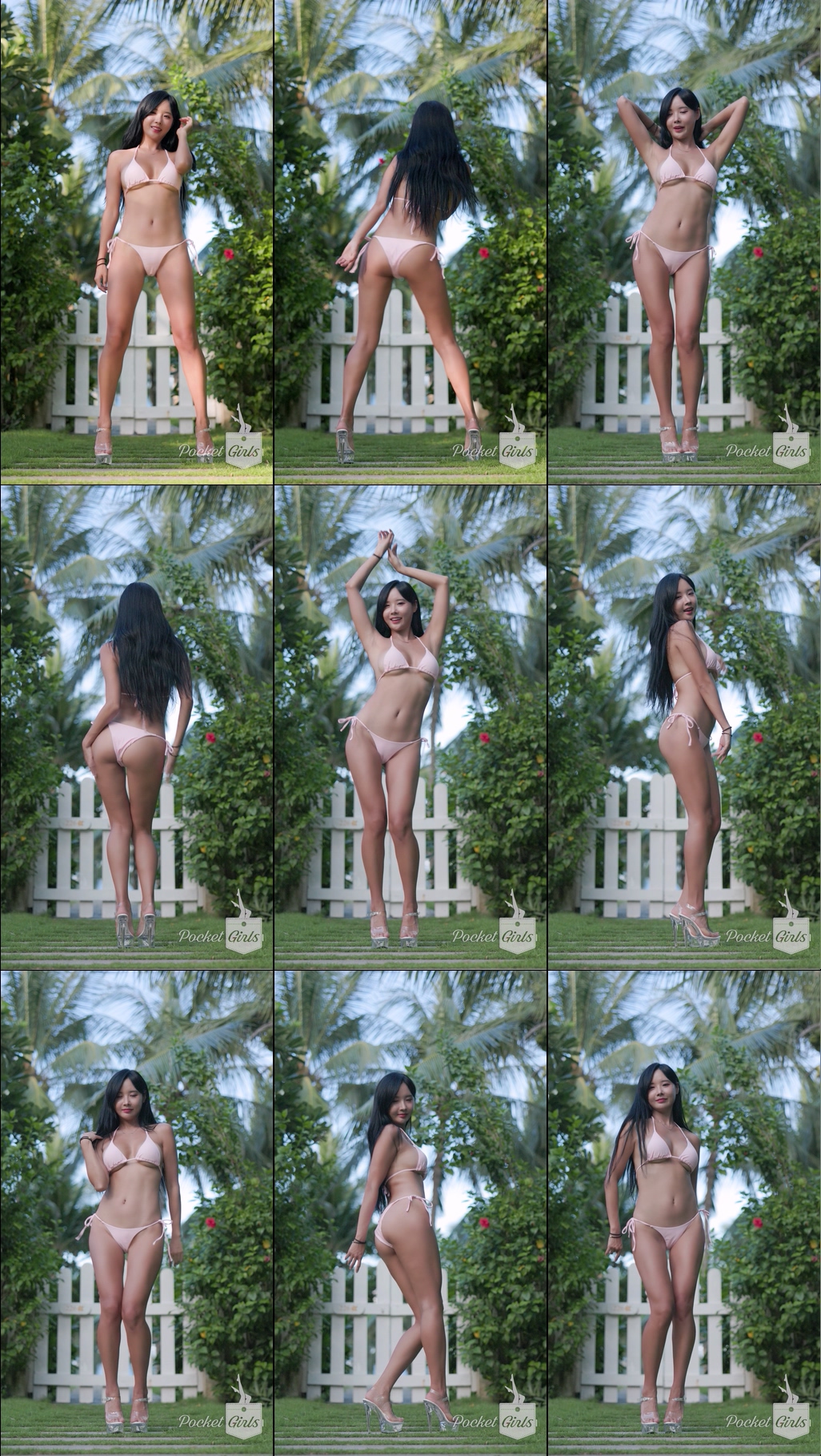 Delicate Pink Bikini Dance, Habin, Part.8 – #10171