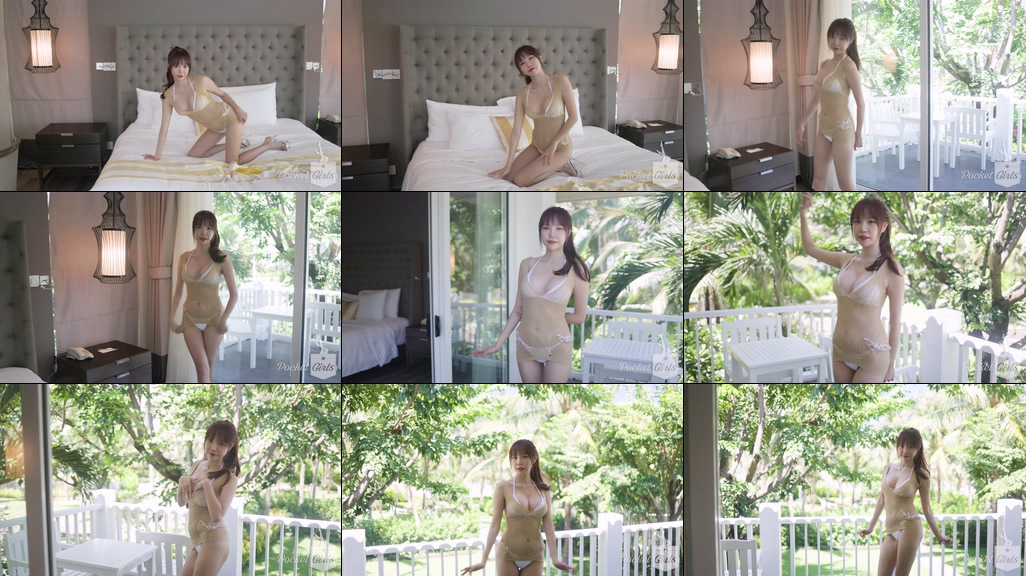 Delicate White Bikini Dance, Minchae, Part.1 – #09901