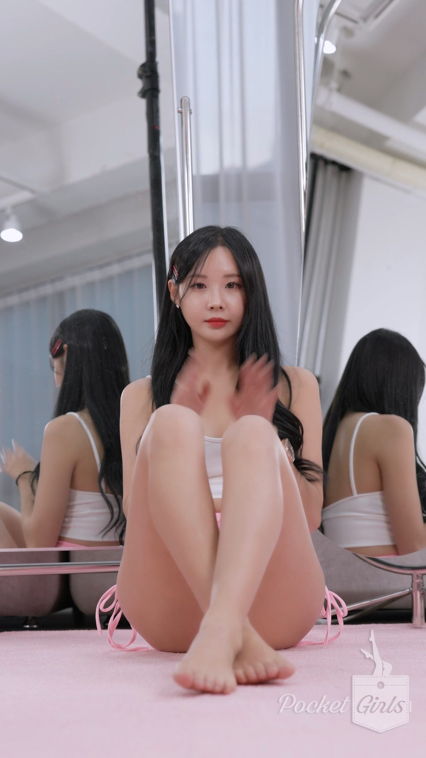 Pink Yoga Shorts Dance, Habin, Part.1f – #1246