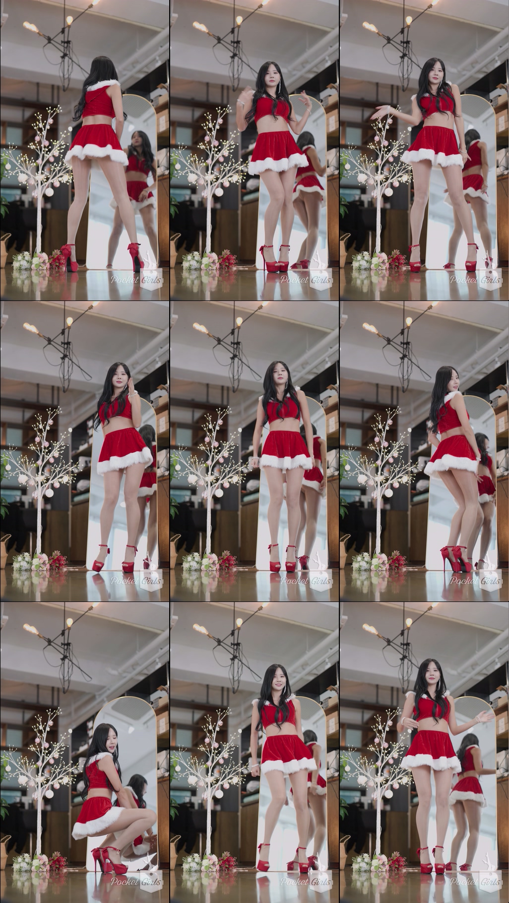 Enchanting Santa Girl Dance, Habin, Part.4b – #10871