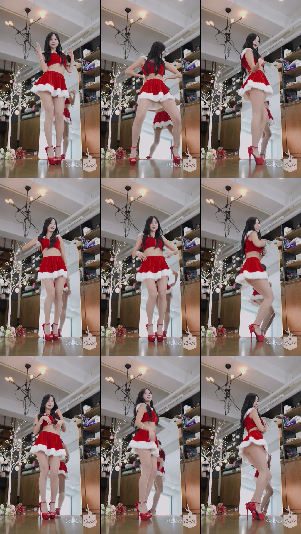 Enchanting Santa Girl Dance, Habin, Part.3c – #10851