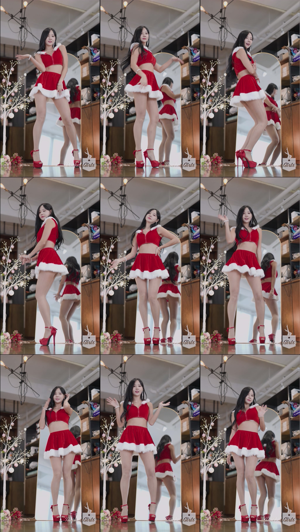 Enchanting Santa Girl Dance, Habin, Part.2b – #10811