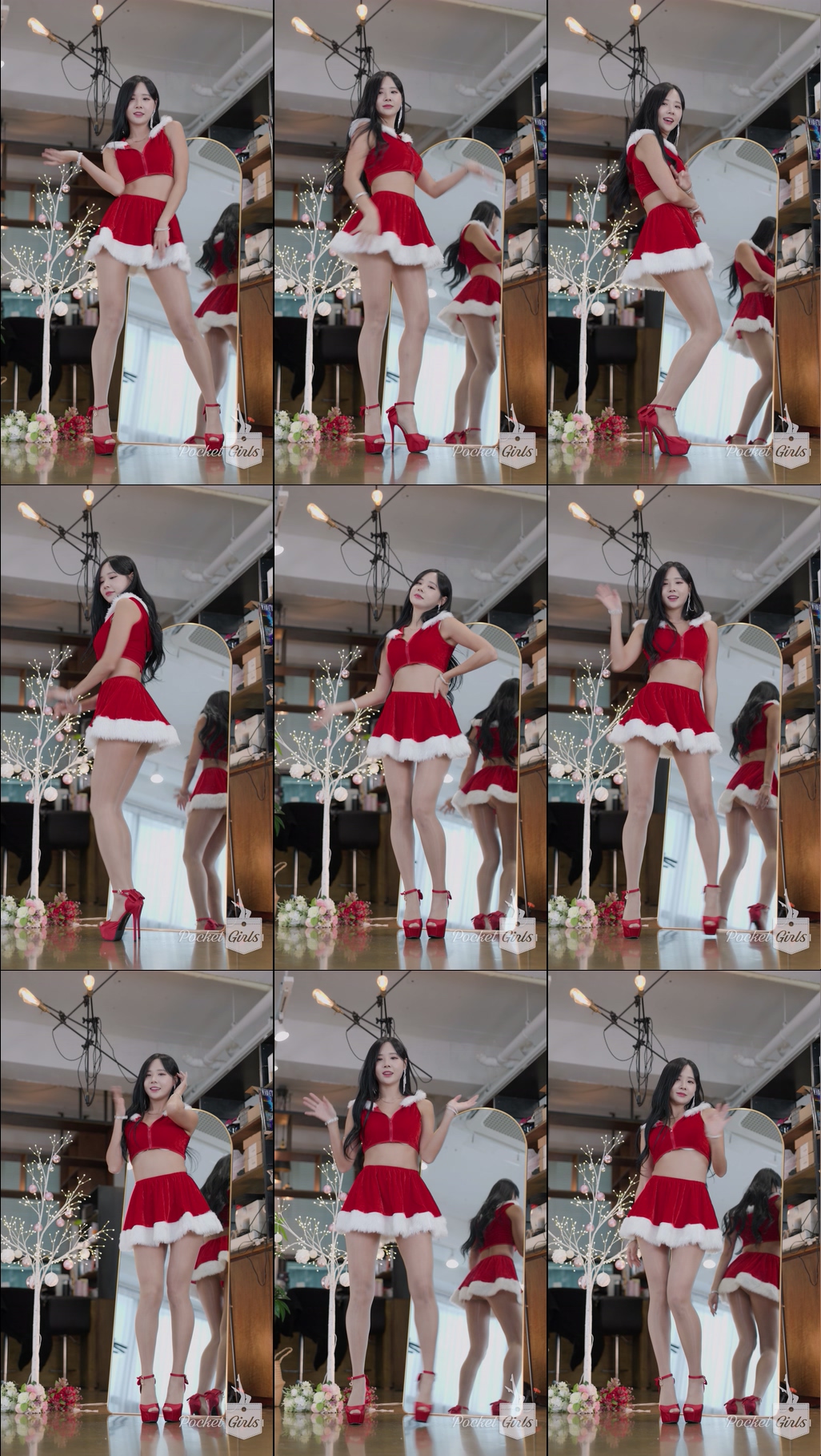 Enchanting Santa Girl Dance, Habin, Part.2a – #1080+1