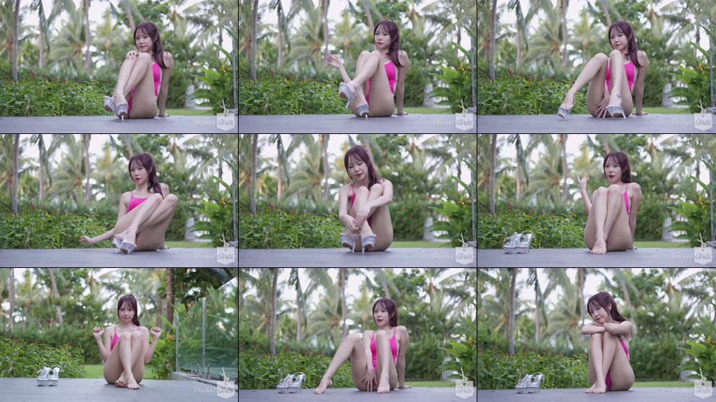 Hot Pink Monokini Dance, Minchae, Part.2 – 09961