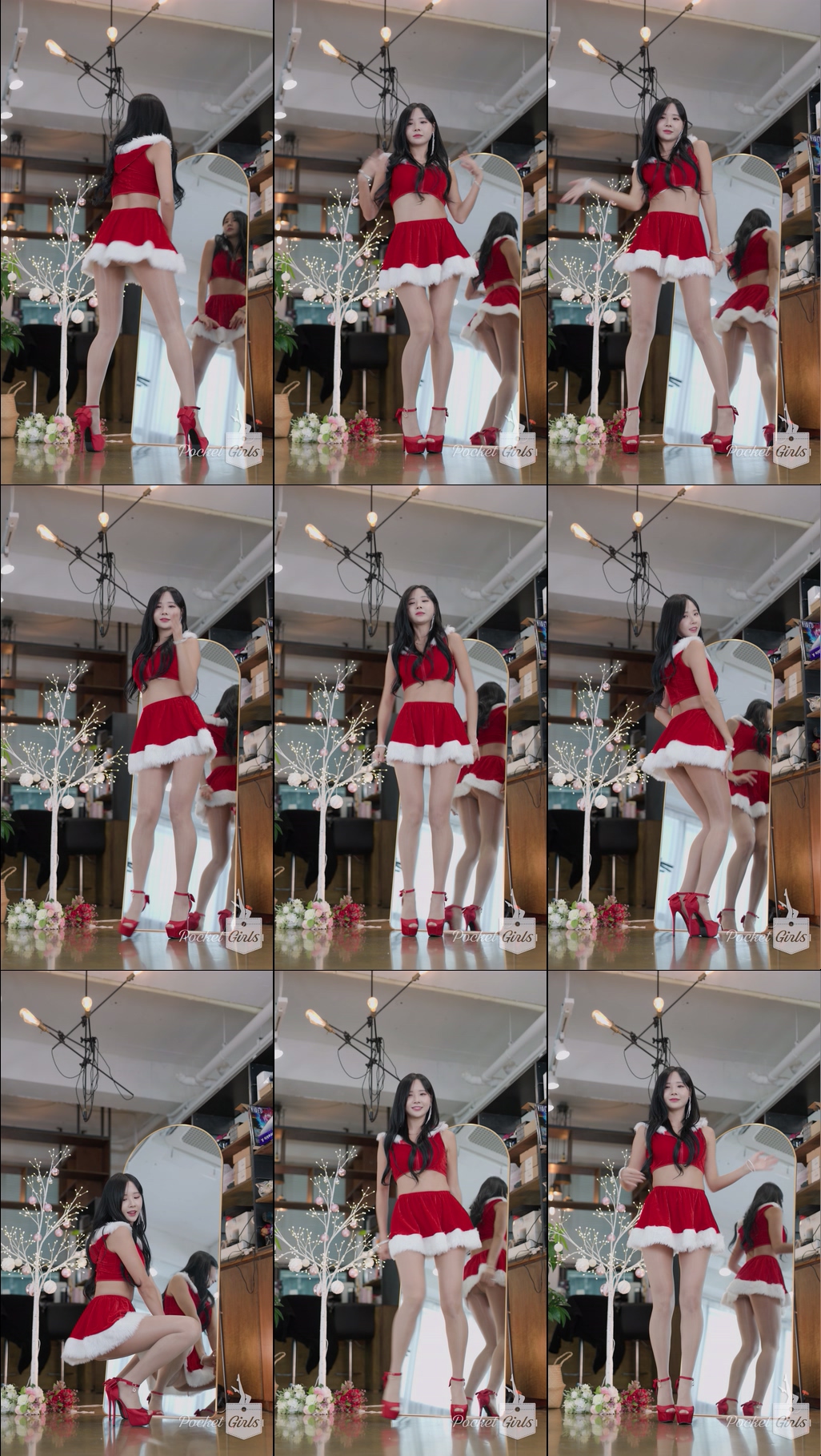 Enchanting Santa Girl Dance, Habin, Part.4a – #10861