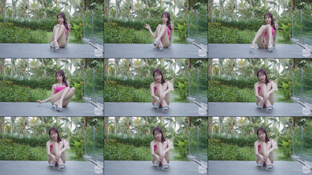 Hot Pink Monokini Dance, Minchae, Part.2 – #09931