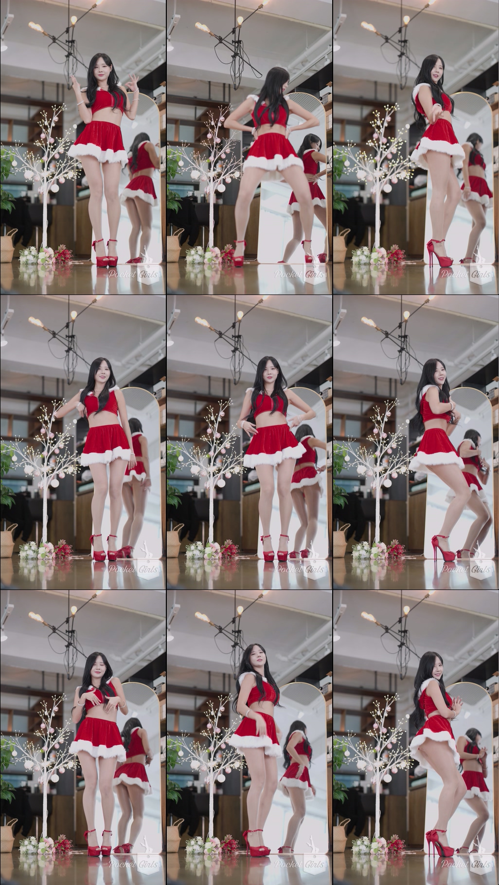 Enchanting Santa Girl Dance, Habin, Part.3b – #10841