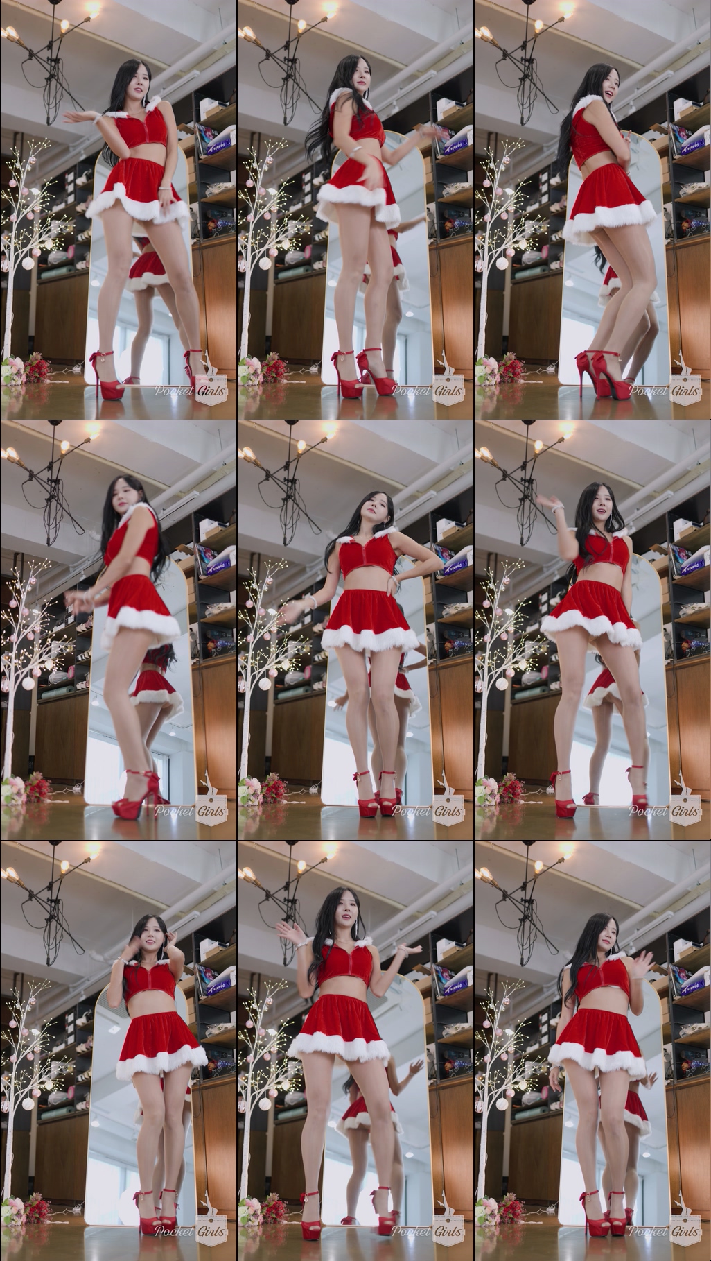 Enchanting Santa Girl Dance, Habin, Part.2c – #10821