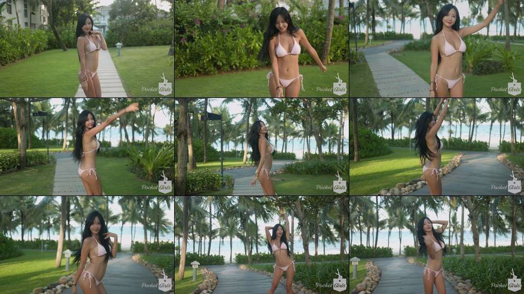 Delicate Pink Bikini Dance, Habin, Part.6 – #09881