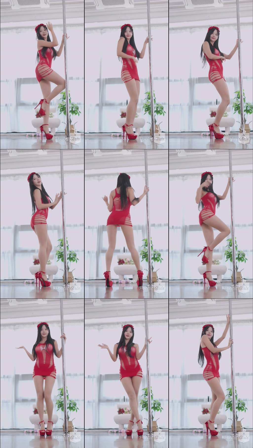 Red Body Hugging Dance, Habin, Part.1b – #11541