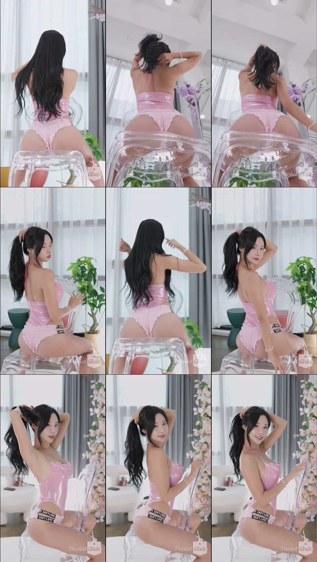 Pink Spangle Dress, Habin, Pocket Girls, 하빈, 포켓걸스 – #004291