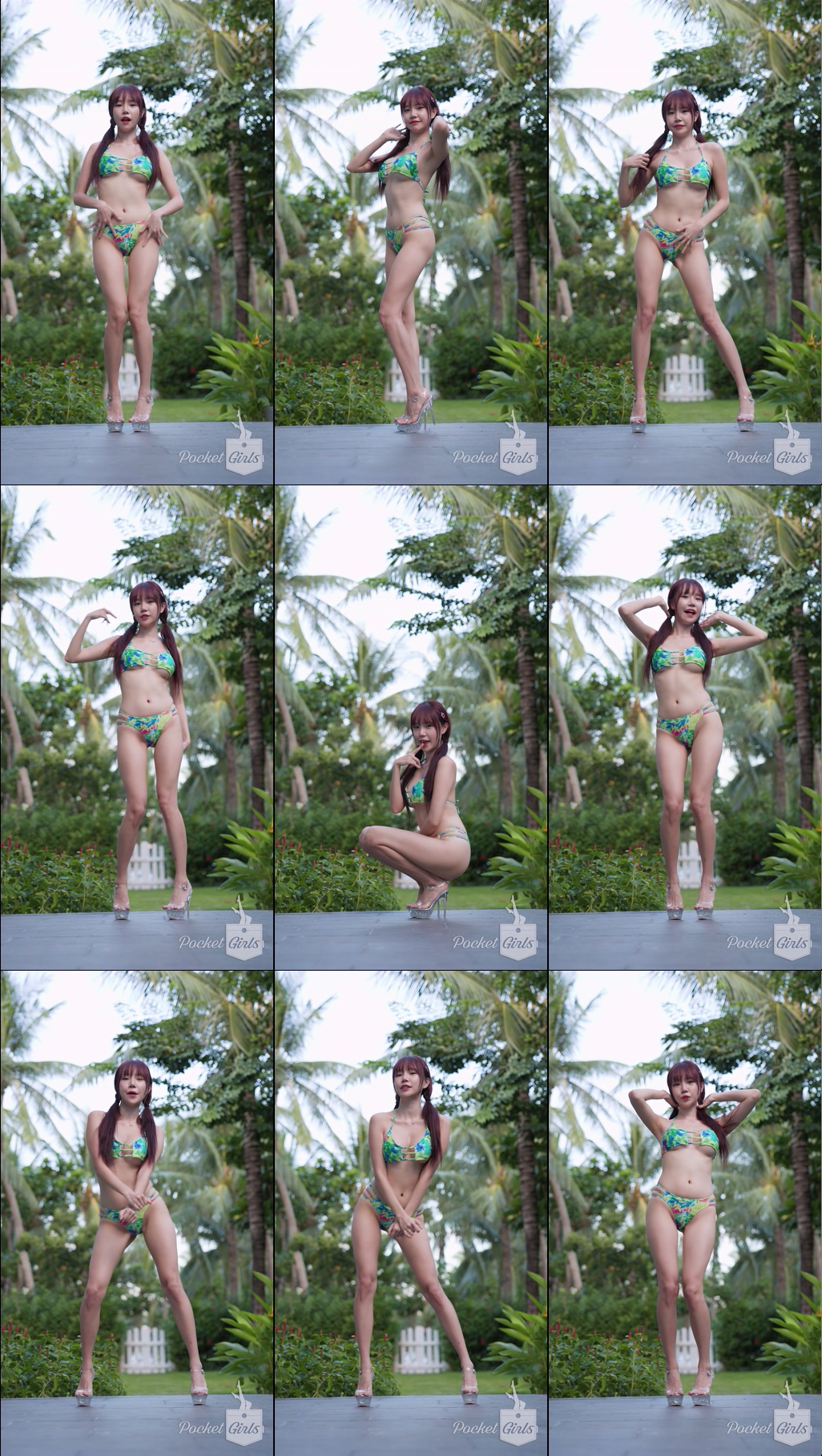 Green Ombre Bikini Dance, Minchae – #10141 Green Ombre Bikini Dance, Minchae – #10141