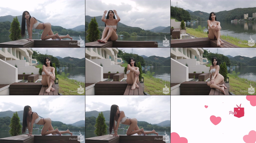 Riverfront Glamour in the Bikini, Yeonji, Pocket Girls, 연지, 포켓걸스 – #004361