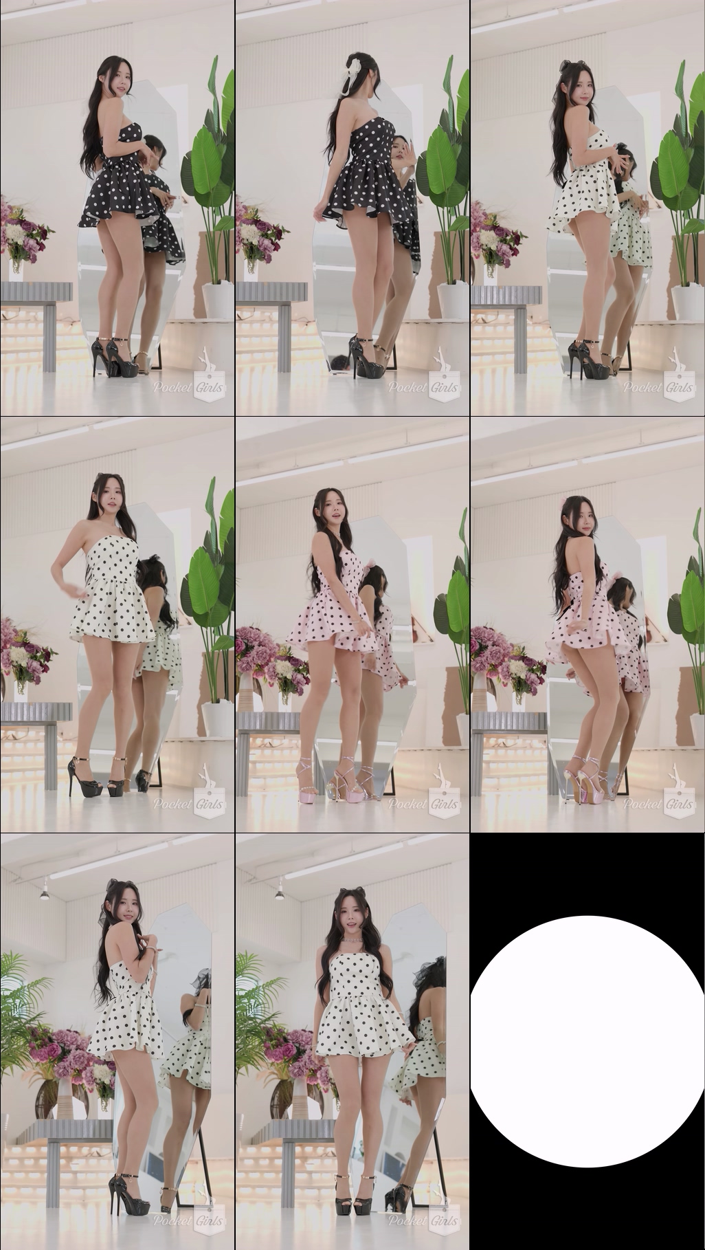 Polka Dot Dress Dance Compilation, Habin, Pocket Girls, 하빈, 포켓걸스 – #4981