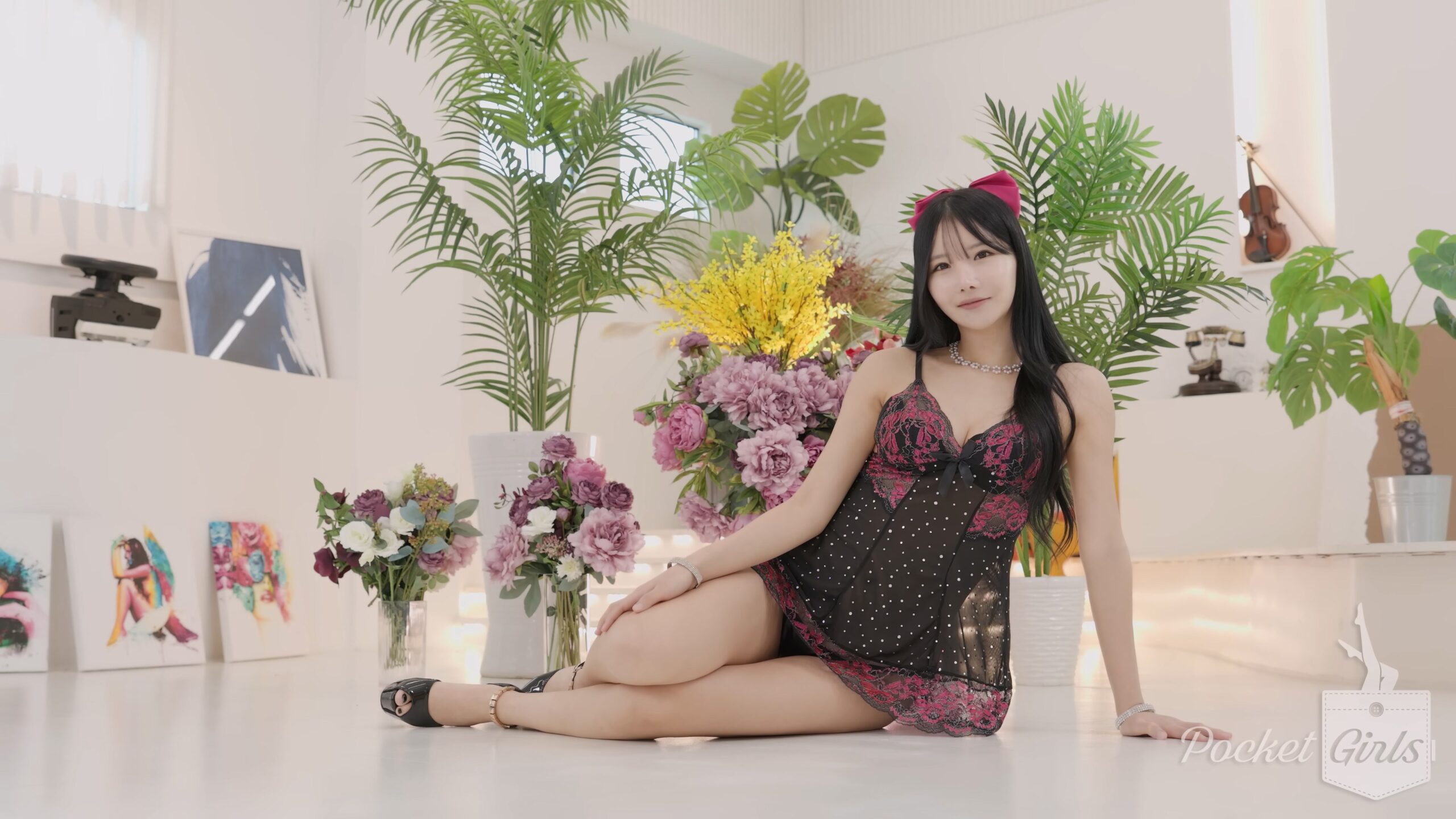 Black & Pink Me Up, Yeonji, Pocket Girls, 연지, 포켓걸스-2 – #0534