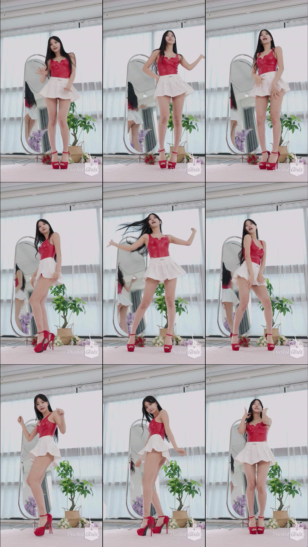 Red Bodysuit Dance, Yeonji, Part.1b – #13671