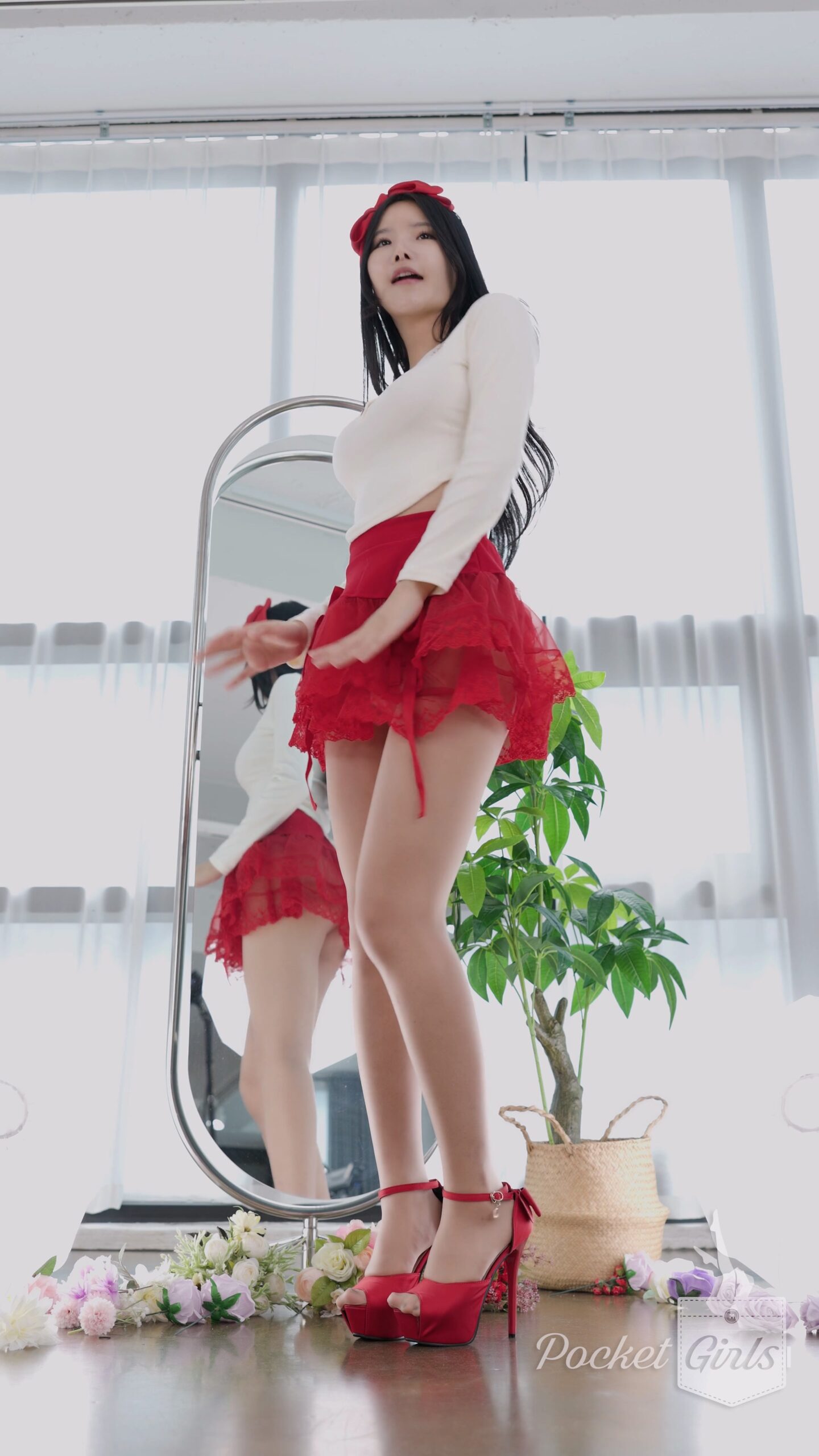 Red See-Through Skirt Dance, Yeonji, Part.2b – #1359
