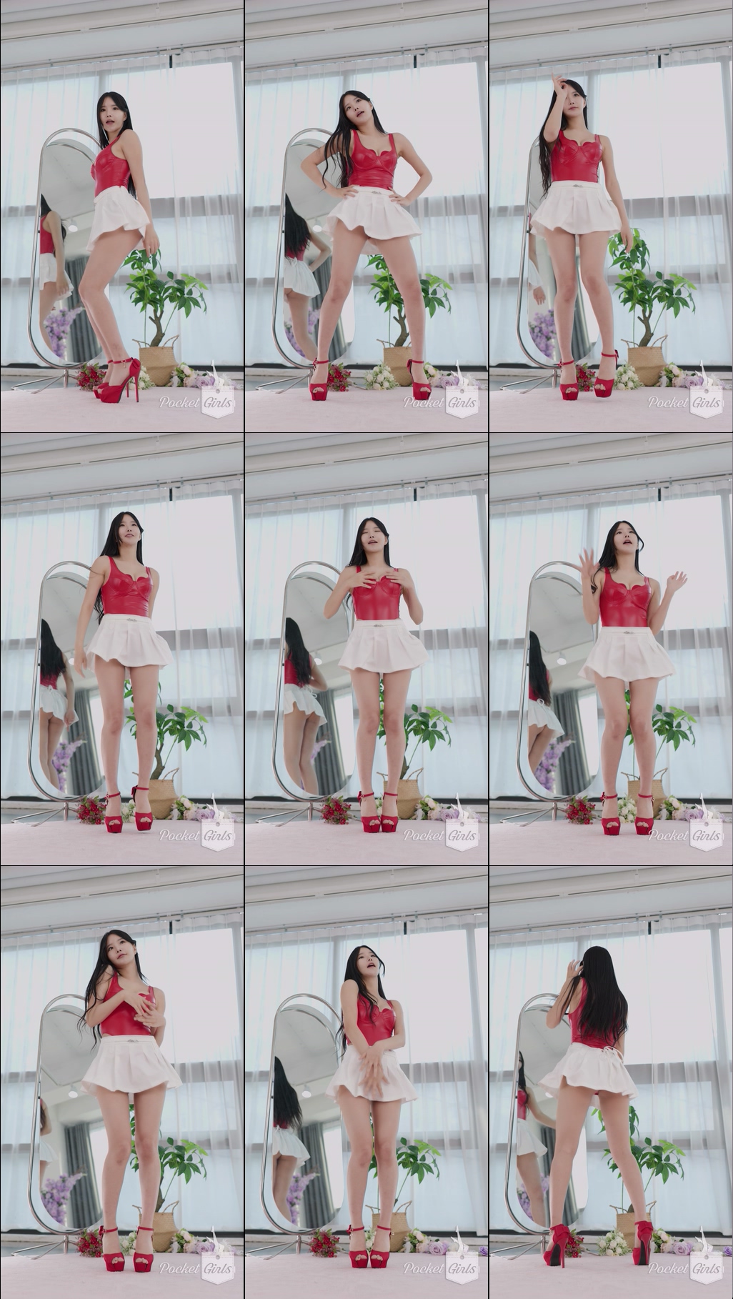 Red Bodysuit Dance, Yeonji, Part.1d – #13691 Red Bodysuit Dance, Yeonji, Part.1d – #13691