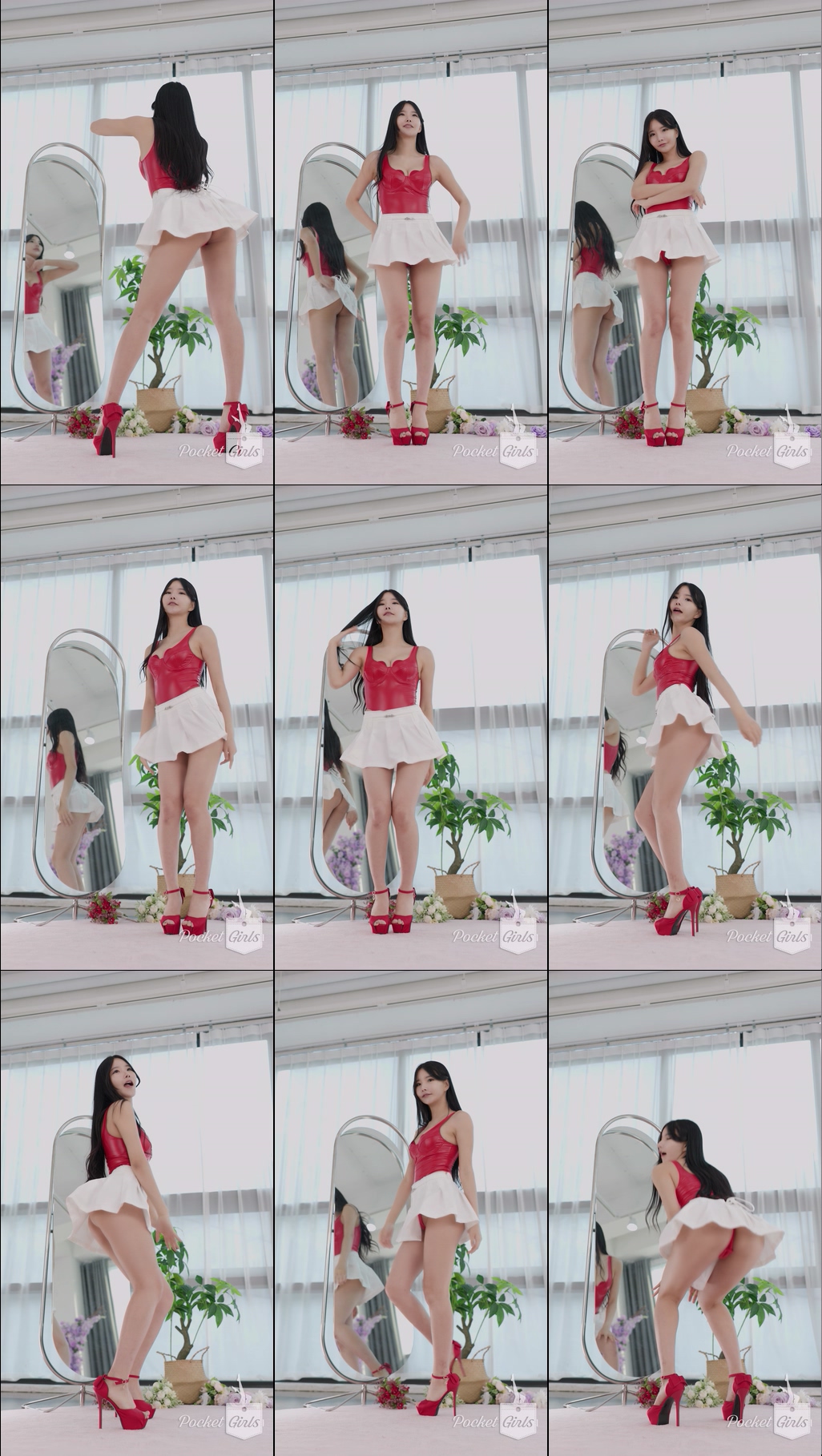 Red Bodysuit Dance, Yeonji, Part.1c – #13681