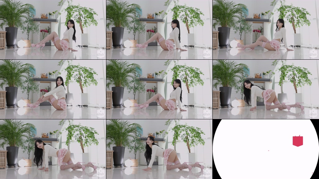 Pink Skirt and Thigh-High Stockings, Yeonji, Pocket Girls, 연지, 포켓걸스 – #05541