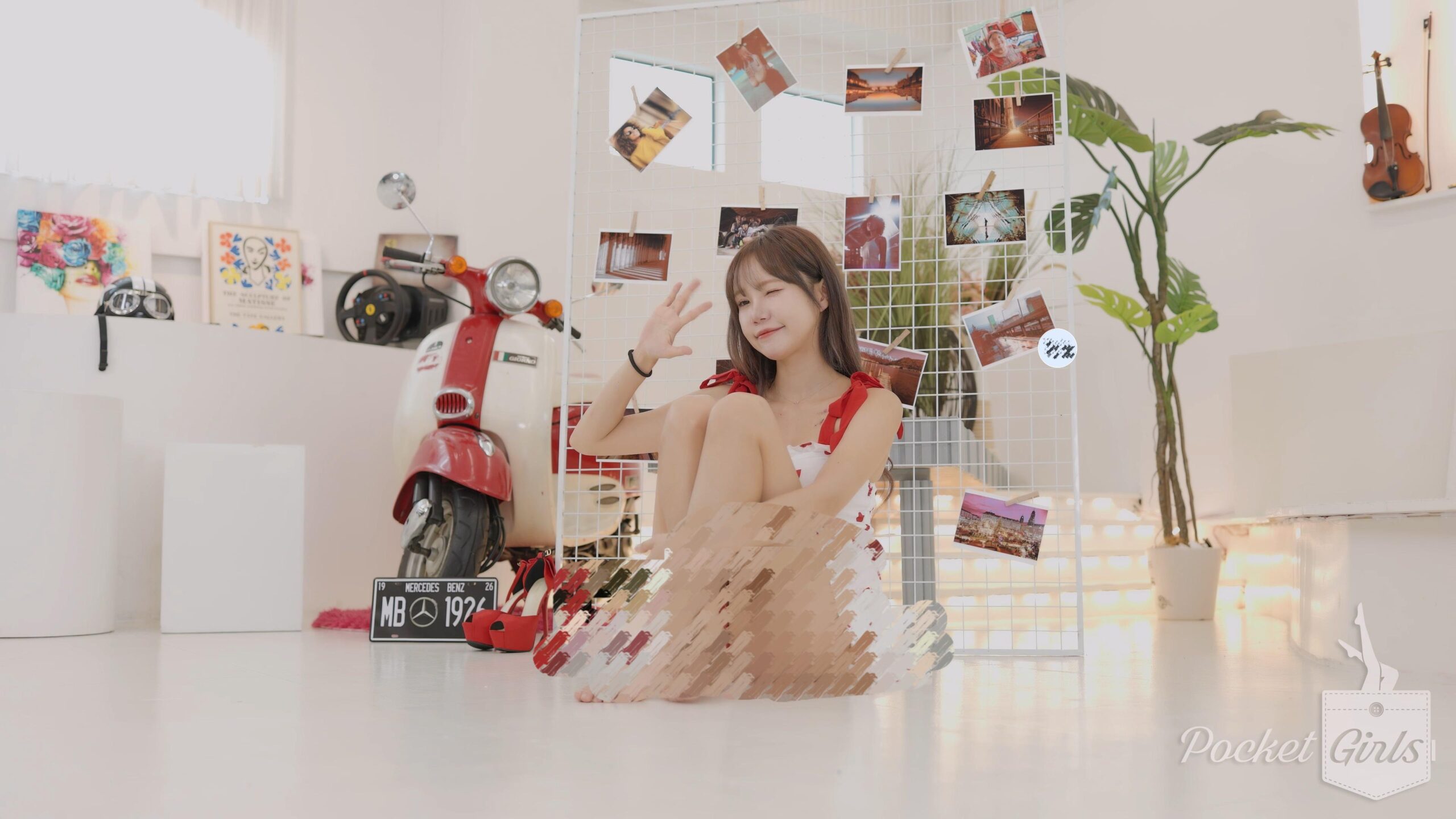 Red Hearts White Dress, Minchae, Part.4e – #1458