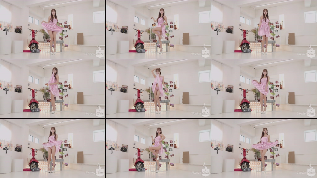 Pink Gingham Bustier Dance, Minchae, Part.1d – #14291