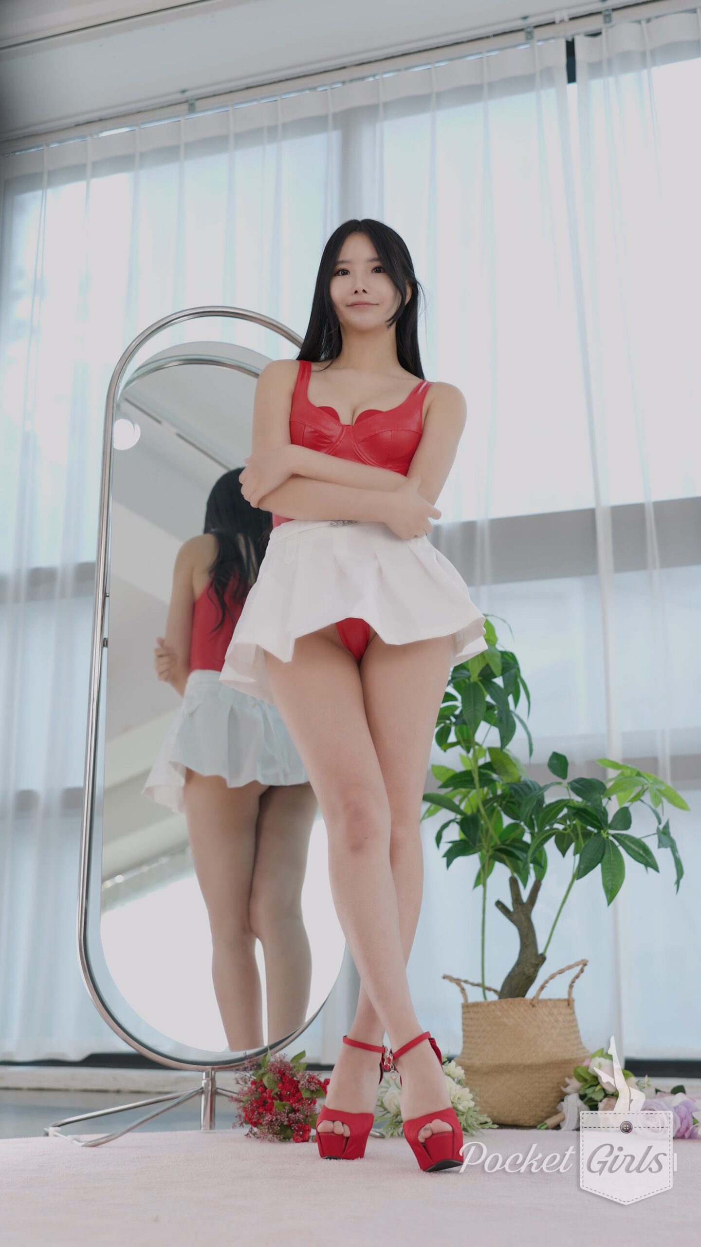 Red Bodysuit Dance, Yeonji, Part.1e – #1370