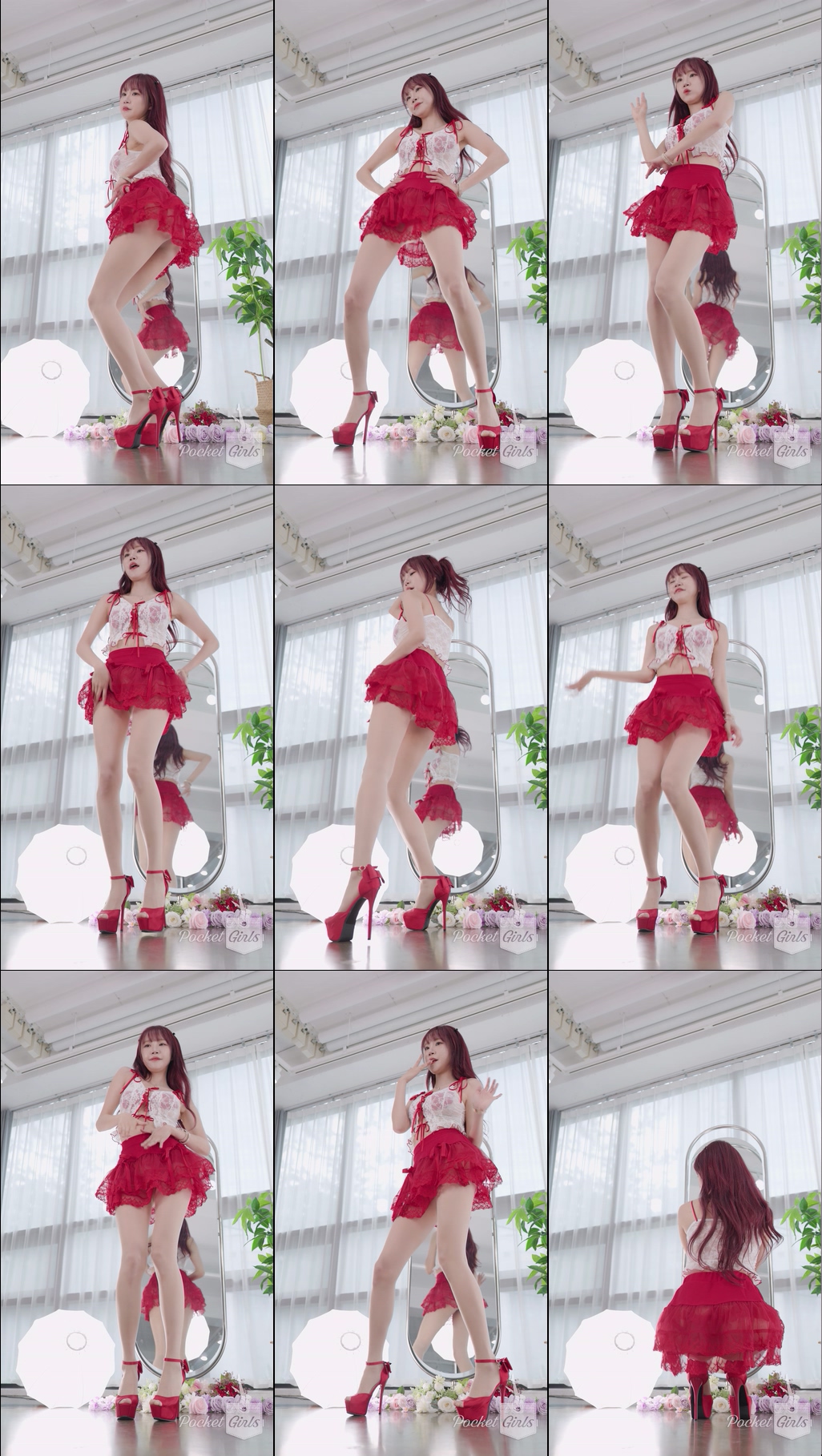 Red See-Through Skirt Dance, Minchae, Part.2d – #13521 Red See-Through Skirt Dance, Minchae, Part.2d – #13521