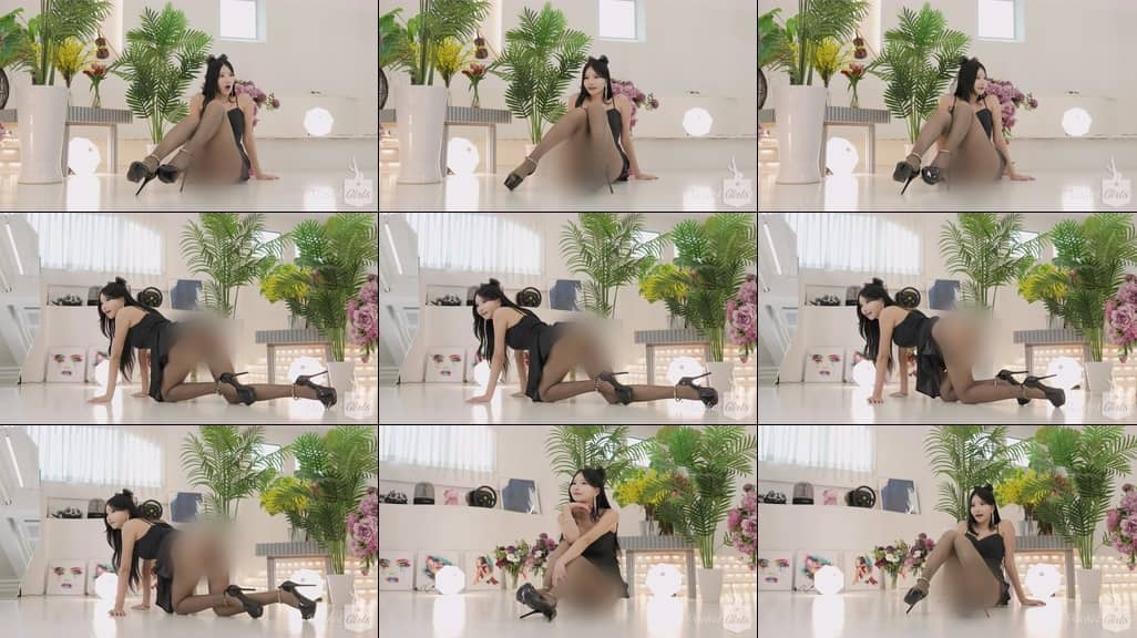 Black Hip-Flash Dress, Yeonji, Part.1b – #18691