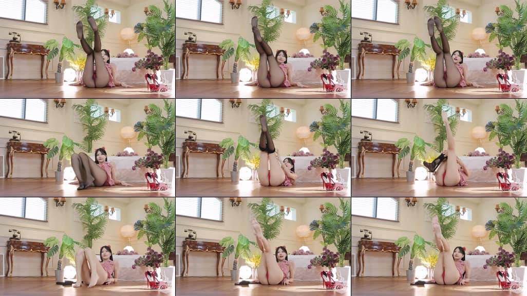 Red Hip-Flash Gingham Dress Scene, Yeonji, Part.3b – #18601 Red Hip-Flash Gingham Dress Scene, Yeonji, Part.3b – #18601