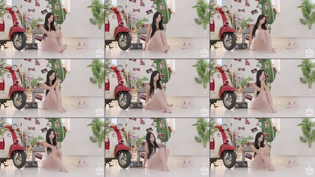 Pink Ruffle Skirt Dance, Habin, Part.2c – #15651