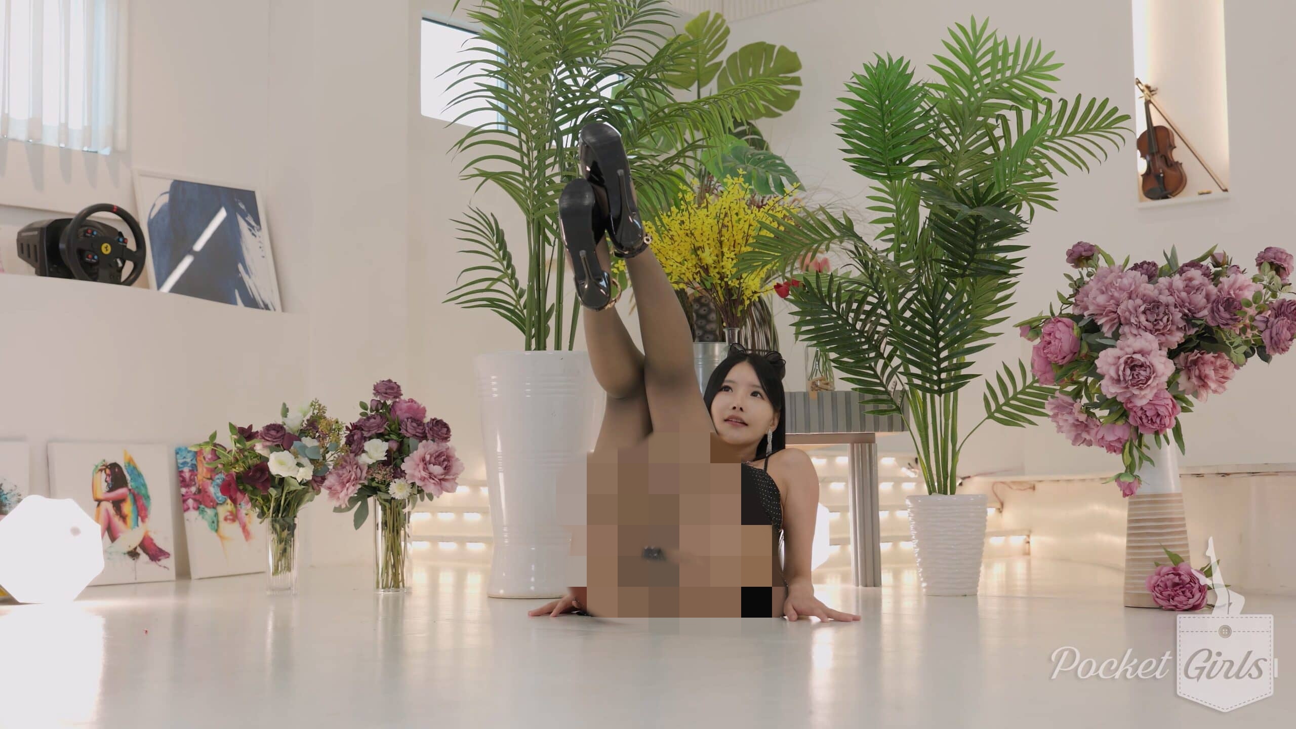 Black Hip-Flash Dress, Yeonji, Part.2a – #1871