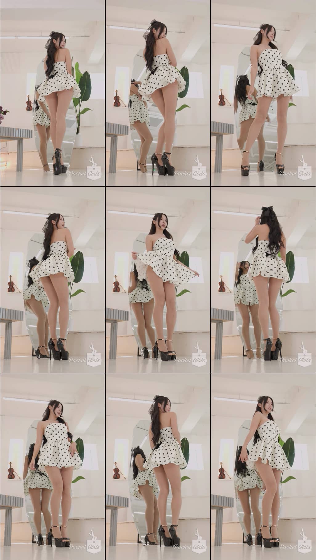 Polka Dot Dress Dance, Habin, Part.2b – #16901